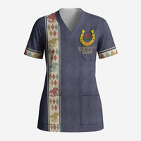 152nd Kentucky Horse Racing Scrub Top Derby Run For The Roses Vintage
