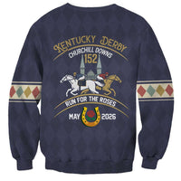 152nd Kentucky Horse Racing Sweatshirt Derby Run For The Roses Vintage