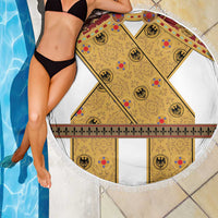 Holy Roman Emperor Costume Beach Blanket Eagle Sable