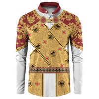 Holy Roman Emperor Costume Button Sweatshirt Eagle Sable