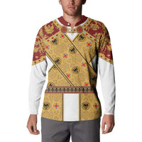 Holy Roman Emperor Costume Button Sweatshirt Eagle Sable