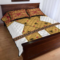 Holy Roman Emperor Costume Quilt Bed Set Eagle Sable