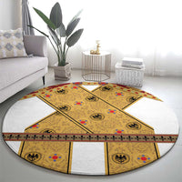 Holy Roman Emperor Costume Round Carpet Eagle Sable