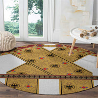 Holy Roman Emperor Costume Round Carpet Eagle Sable