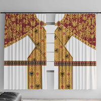 Holy Roman Emperor Costume Window Curtain Eagle Sable