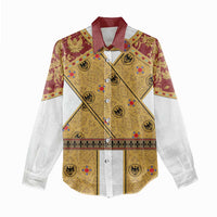 Holy Roman Emperor Costume Women Casual Shirt Eagle Sable