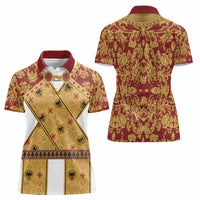 Holy Roman Emperor Costume Women Polo Shirt Eagle Sable