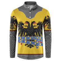 Century Holy Roman Empire Knight Costume Button Sweatshirt