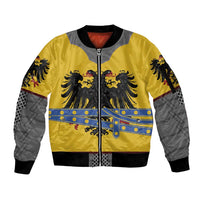 Century Holy Roman Empire Knight Costume Sleeve Zip Bomber Jacket