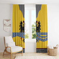 Century Holy Roman Empire Knight Costume Window Curtain