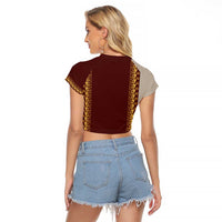 Holy Roman Emperor Costume Raglan Cropped T Shirt