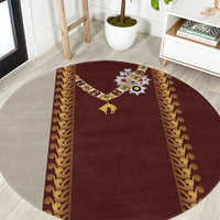 Holy Roman Emperor Costume Round Carpet