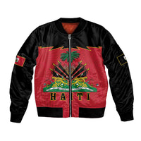 Personalized Haiti 1964 Bomber Jacket Coat Of Arms Flag Style