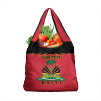 Personalized Haiti 1964 Grocery Bag Coat Of Arms Flag Style