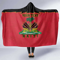 Personalized Haiti 1964 Hooded Blanket Coat Of Arms Flag Style