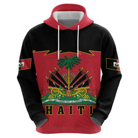 Personalized Haiti 1964 Hoodie Coat Of Arms Flag Style