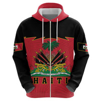 Personalized Haiti 1964 Hoodie Coat Of Arms Flag Style