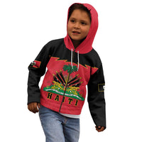 Personalized Haiti 1964 Kid Hoodie Coat Of Arms Flag Style