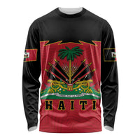 Personalized Haiti 1964 Long Sleeve Shirt Coat Of Arms Flag Style