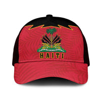 Haiti 1964 Mesh Trucker Cap Coat Of Arms Flag Style - Wonder Print Shop