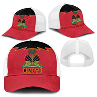 Haiti 1964 Mesh Trucker Cap Coat Of Arms Flag Style - Wonder Print Shop