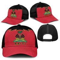 Haiti 1964 Mesh Trucker Cap Coat Of Arms Flag Style - Wonder Print Shop