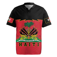 Personalized Haiti 1964 Rugby Jersey Coat Of Arms Flag Style