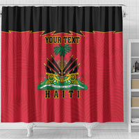 Personalized Haiti 1964 Shower Curtain Coat Of Arms Flag Style
