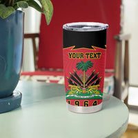 Personalized Haiti 1964 Tumbler Cup Coat Of Arms Flag Style