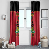 Personalized Haiti 1964 Window Curtain Coat Of Arms Flag Style