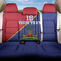 Custom Haiti Football Back Car Seat Cover Les Grenadiers