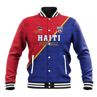 Custom Haiti Football Baseball Jacket Les Grenadiers