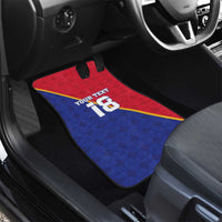 Custom Haiti Football Car Mats Les Grenadiers