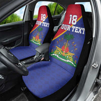 Custom Haiti Football Car Seat Cover Les Grenadiers