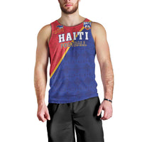 Custom Haiti Football Men Tank Top Les Grenadiers