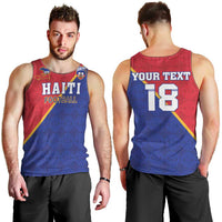 Custom Haiti Football Men Tank Top Les Grenadiers