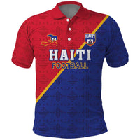 Custom Haiti Football Polo Shirt Les Grenadiers