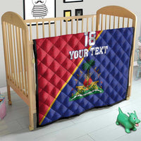 Custom Haiti Football Quilt Les Grenadiers