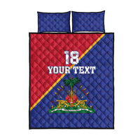 Custom Haiti Football Quilt Bed Set Les Grenadiers