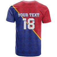 Custom Haiti Football T Shirt Les Grenadiers