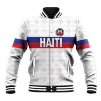 Custom Haiti Football Baseball Jacket Ekip foutbol Ayiti