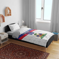 Custom Haiti Football Bedding Set Ekip foutbol Ayiti