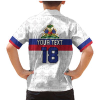 Custom Haiti Football Family Matching Mermaid Dress and Hawaiian Shirt Ekip foutbol Ayiti