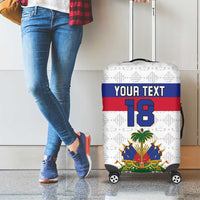 Custom Haiti Football Luggage Cover Ekip foutbol Ayiti