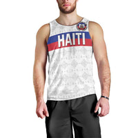 Custom Haiti Football Men Tank Top Ekip foutbol Ayiti