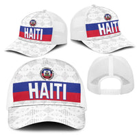 Haiti Football Mesh Trucker Cap Ekip foutbol Ayiti - Wonder Print Shop