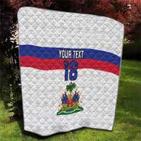 Custom Haiti Football Quilt Ekip foutbol Ayiti