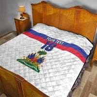 Custom Haiti Football Quilt Ekip foutbol Ayiti