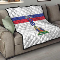 Custom Haiti Football Quilt Ekip foutbol Ayiti