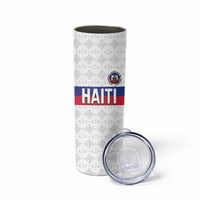 Custom Haiti Football Skinny Tumbler Ekip foutbol Ayiti